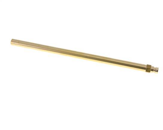 Latón DN 9 Tapón de anclaje al molde 14x360 mm Conexiones a presión