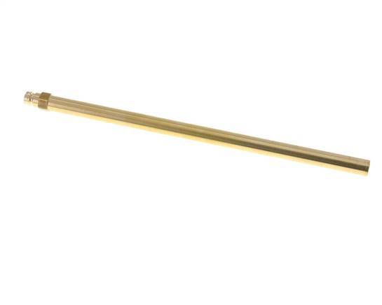 Latón DN 9 Tapón de anclaje al molde 14x360 mm Conexiones a presión