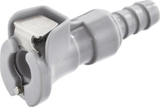 PP DN 3.2 Linktech Enchufe de anclaje para manguera de 6,4 mm Doble cierre Serie 20 Gris
