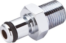 Latón DN 3.2 Linktech Tapón de Acoplamiento 1/8 pulgada Rosca NPT Macho Doble Cierre Serie 20