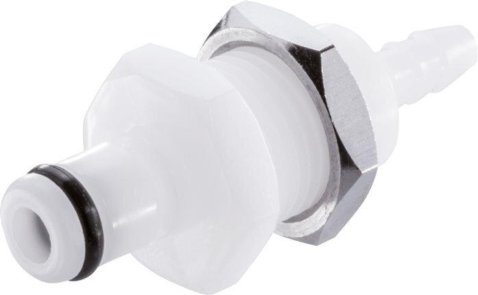 POM DN 3.2 Tapón de anclaje Linktech 1,6 mm Mampara para manguera Serie 20