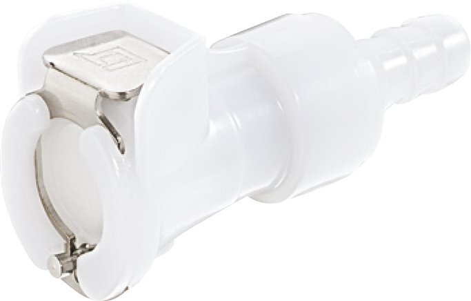 POM DN 6.4 Enchufe de anclaje Linktech 7.9 mm Pilar de manguera de doble cierre Serie 40