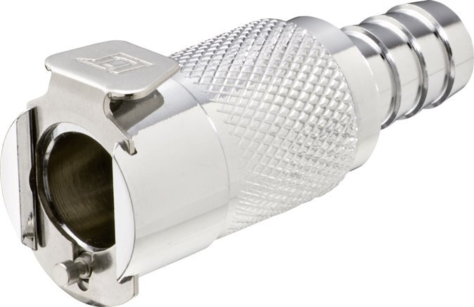 Latón DN 6,4 Linktech Enchufe de anclaje de manguera de 6,4 mm Doble cierre Serie 40