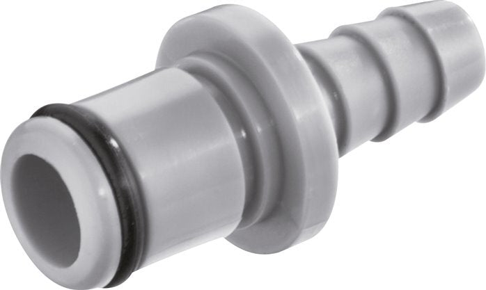 PP DN 6.4 Linktech Tapón de anclaje de 6,4 mm Pilar de manguera de doble cierre Serie 40 gris