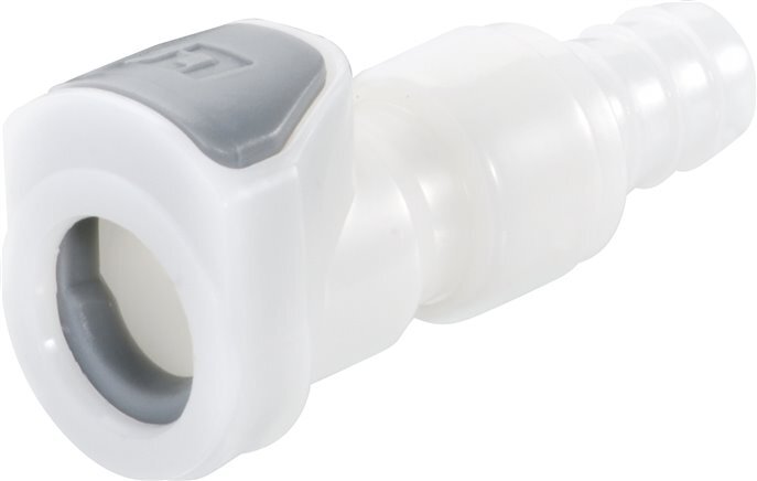 POM DN 6.4 Enchufe de anclaje Linktech 7.9 mm Pilar de manguera de doble cierre Serie 50