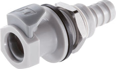 PP DN 6.4 Linktech Acoplamiento de la manguera de 6,4 mm Mampara de doble cierre Serie 50