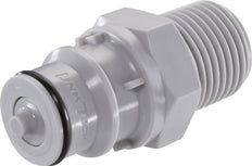 PP DN 9.5 Tapón de acoplamiento Linktech Rosca NPT macho de 3/8 pulgadas Serie 60