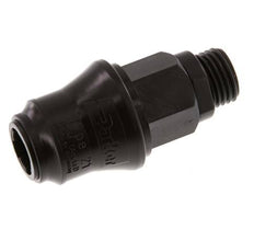 POM DN 5 Enchufe de acoplamiento G 1/4 pulgadas rosca macho