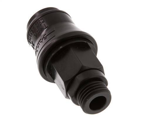 POM DN 5 Enchufe de acoplamiento G 1/4 pulgadas rosca macho