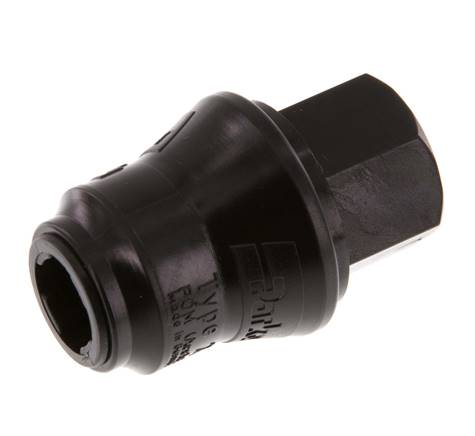 Acoplamiento de POM DN 5 con rosca hembra de 1/4 de pulgada