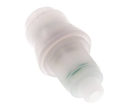 Acoplamiento de PVDF DN 5 con rosca macho de 1/8 de pulgada