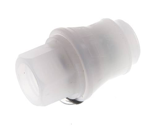 Acoplamiento de PVDF DN 5 con rosca hembra de 1/4 de pulgada