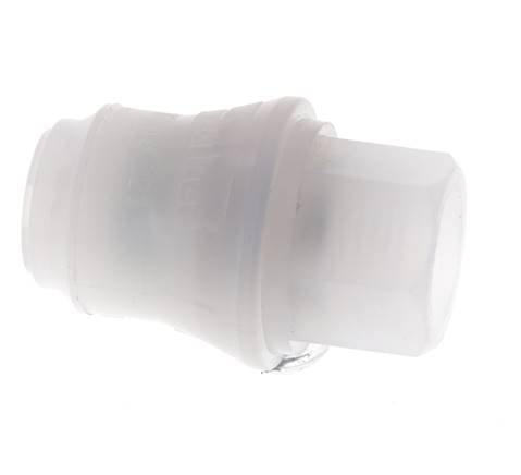 Acoplamiento de PVDF DN 5 con rosca hembra de 1/4 de pulgada