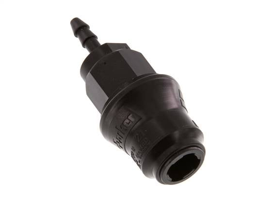 POM DN 5 Acoplamiento de la manguera de 4 mm Pilar