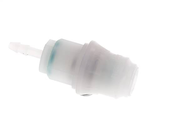 PVDF DN 5 Enchufe para manguera de 4 mm