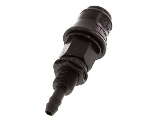 POM DN 5 Acoplamiento de la toma de corriente 6 mm Pilar de manguera Mampara
