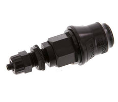 POM DN 5 Acoplamiento Tuerca de Unión 4x6 mm Mampara