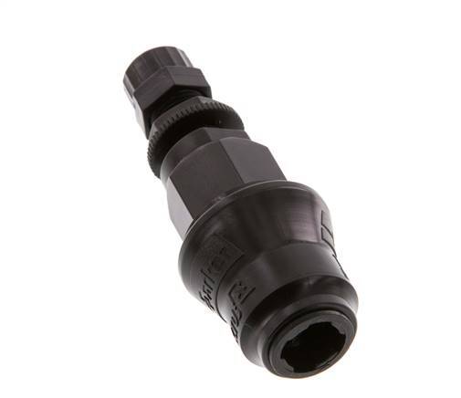 POM DN 5 Acoplamiento Tuerca de Unión 4x6 mm Mampara