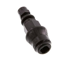POM DN 5 Acoplamiento Tuerca de Unión 4x6 mm Mampara