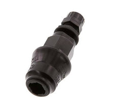 POM DN 5 Acoplamiento Tuerca de Unión 4x6 mm Mampara