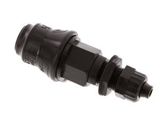 POM DN 5 Acoplamiento Tuerca de Unión 6x8 mm Mampara
