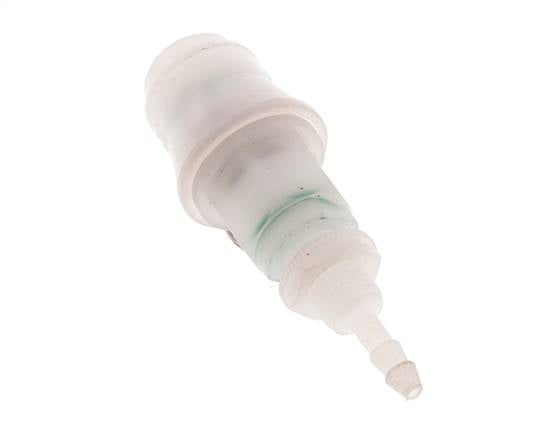 Acoplamiento de PVDF DN 5 Pasamuros de 4 mm