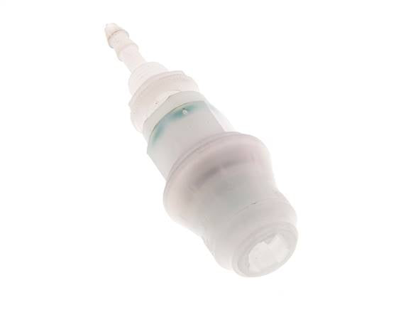 Acoplamiento de PVDF DN 5 Pasamuros de 4 mm