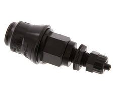 POM DN 5 Acoplamiento Tuerca de Unión 4x6 mm Mampara