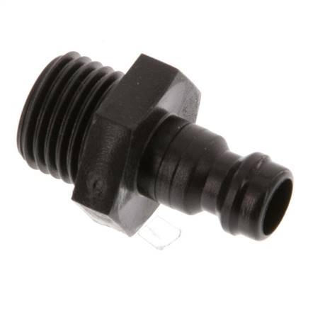POM DN 5 Tapón de acoplamiento G 1/4 pulgadas rosca macho