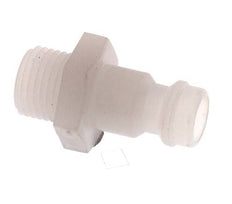 PVDF DN 5 Tapón de acoplamiento G 1/8 pulgadas rosca macho