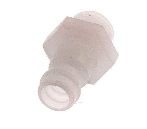 PVDF DN 5 Tapón de acoplamiento G 1/8 pulgadas rosca macho