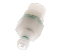 PVDF DN 5 Tapón de acoplamiento G 1/8 pulgadas rosca hembra doble cierre