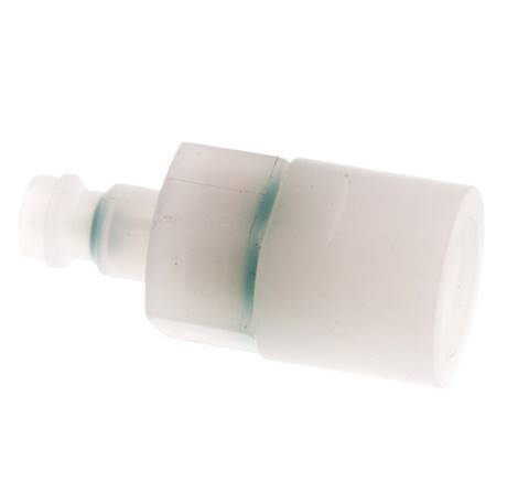 PVDF DN 5 Tapón de acoplamiento G 1/4 pulgadas rosca hembra doble cierre
