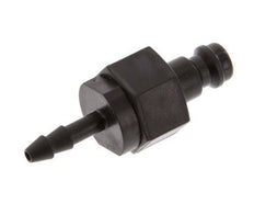 POM DN 5 Tapón de acoplamiento 4 mm Pilar de manguera Doble cierre
