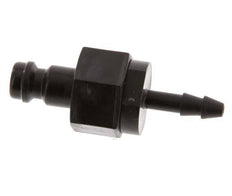 POM DN 5 Tapón de acoplamiento 4 mm Pilar de manguera Doble cierre