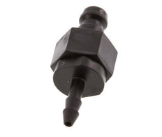 POM DN 5 Tapón de acoplamiento 4 mm Pilar de manguera Doble cierre
