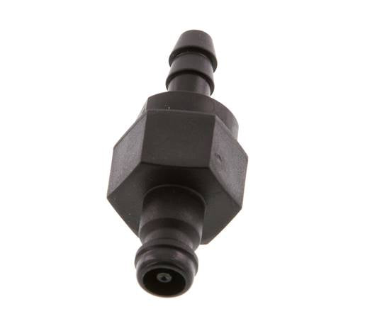 Tapón de acoplamiento POM DN 5 Pilar de manguera de 6 mm Cierre doble