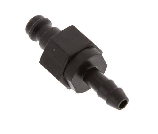 Tapón de acoplamiento POM DN 5 Pilar de manguera de 6 mm Cierre doble