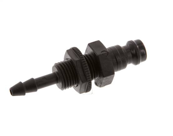 POM DN 5 Tapón de anclaje 4 mm Mampara de pilar de manguera