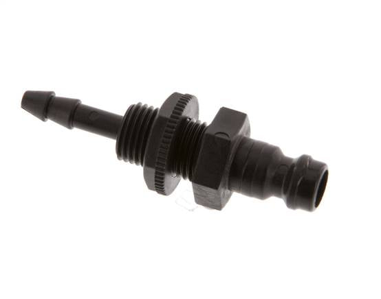 POM DN 5 Tapón de anclaje 4 mm Mampara de pilar de manguera