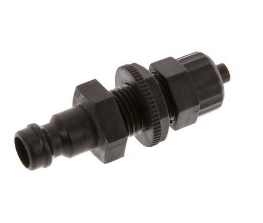 POM DN 5 Tapón de anclaje Tuerca de unión 4x6 mm Mampara