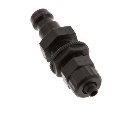 POM DN 5 Tapón de anclaje Tuerca de unión 4x6 mm Mampara