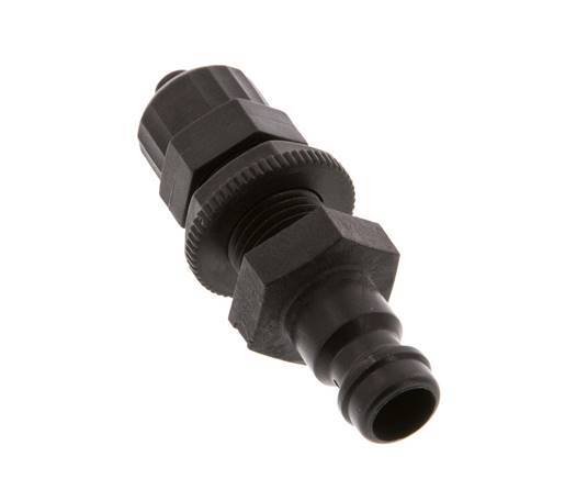 POM DN 5 Tapón de anclaje Tuerca de unión 4x6 mm Mampara