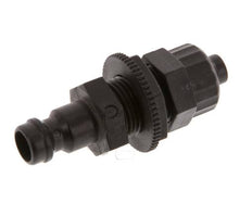 POM DN 5 Tapón de anclaje Tuerca de unión 6x8 mm Mampara