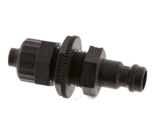 POM DN 5 Tapón de anclaje Tuerca de unión 6x8 mm Mampara