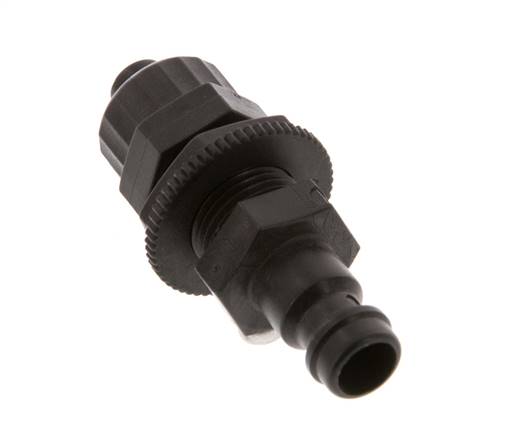 POM DN 5 Tapón de anclaje Tuerca de unión 6x8 mm Mampara