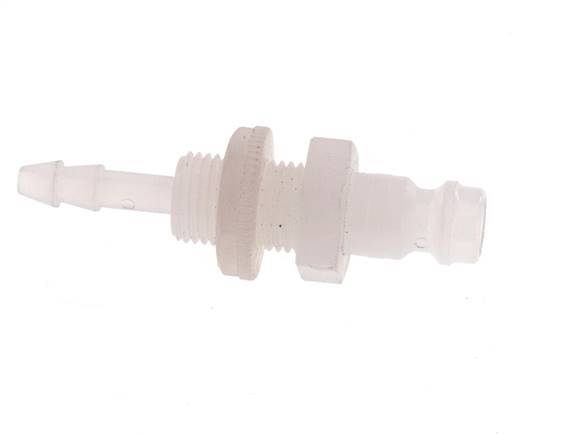 PVDF DN 5 Tapón de anclaje 4 mm Mampara de pilar de manguera