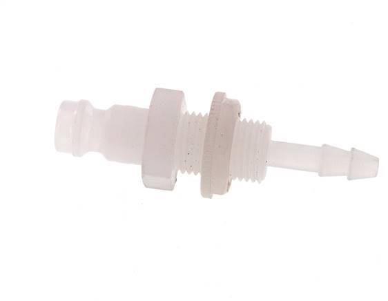PVDF DN 5 Tapón de anclaje 4 mm Mampara de pilar de manguera