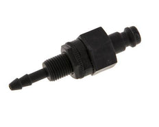 POM DN 5 Tapón de acoplamiento 4 mm Mampara de pilar de manguera Doble cierre