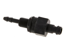 POM DN 5 Tapón de acoplamiento 4 mm Mampara de pilar de manguera Doble cierre